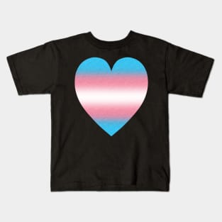 Trans Pride Heart Kids T-Shirt